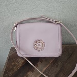MARC JACOBS Crossbody Bag SIGNET FLAP PinkGold Toned Hardware Flap Snap Closur